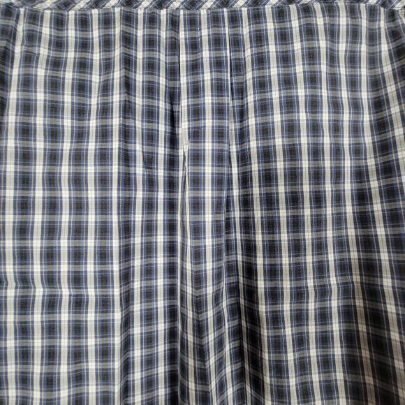 5.11 Tactical Mens Plaid Long-Sleeve Button-Up Shirt Medium Blue Casual Pocket - Picture 4 of 9